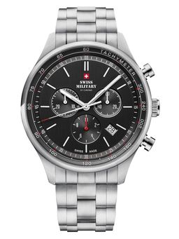 Swiss Military by Chrono - Black Dial Swiss Made Watch for Men - SM34081.01