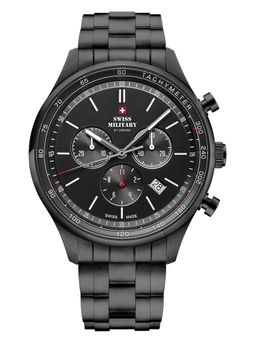Swiss Military by Chrono - Black Dial Swiss Made Watch for Men - SM34081.04