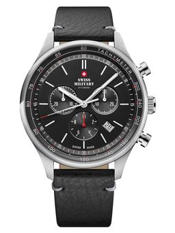 Swiss Military by Chrono - Black Dial Swiss Made Watch for Men - SM34081.06