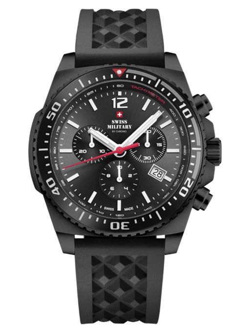 Buy Swiss Military by Chrono Black Dial Swiss Made Watch for Men
