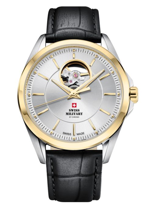 Buy Swiss Military by Chrono Silver Dial Swiss Made Watch for Men