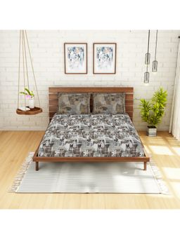 SPACES - 100% Cotton Bedsheets Double Soft Feel Skin Safe Breathable