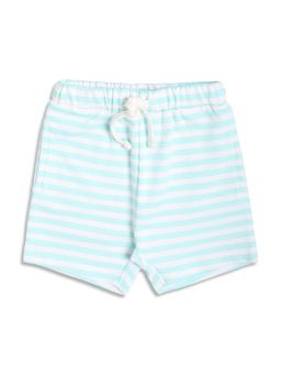 MINI KLUB - Boys Striped Shorts - Mint Green and White