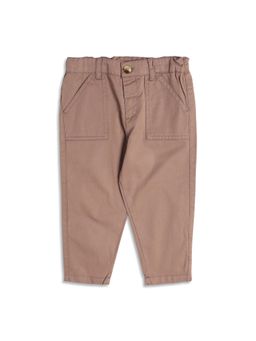 MINI KLUB - Boys Solid Casual Trousers - Green