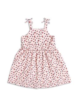 MINI KLUB - Baby Girls Floral Print Sleeveless Dress, Pink