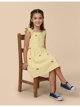 U.S. POLO ASSN. - Girls Embroidered Comfort Fit Dress