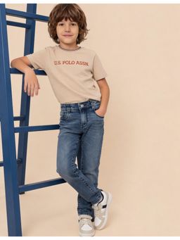 U.S. POLO ASSN. - Kids Boys Mid Rise Slim Fit Jeans