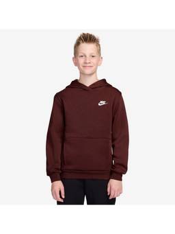Nike - Boys Pullover Hoodie - Burgundy