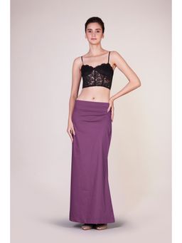 I AM BY DOLLYJAIN - Dusty-purple Cotton Lycra D Coat Simple With Extender