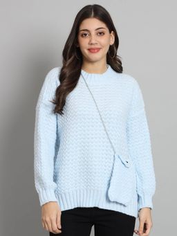 BROOWL - Womens Round Neck Sweater
