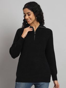 BROOWL - Womens Zip Top Sweater