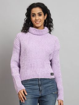 BROOWL - Womens Turtle Neck Sweater