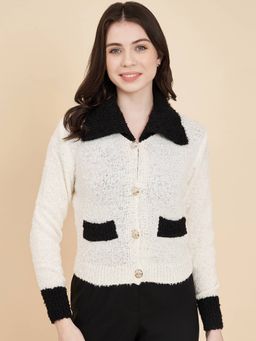 BROOWL - Womens Boucle Cardigan