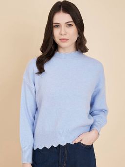BROOWL - Womens High Neck Sweater