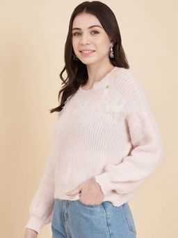 BROOWL - Womens Round Neck Sweater