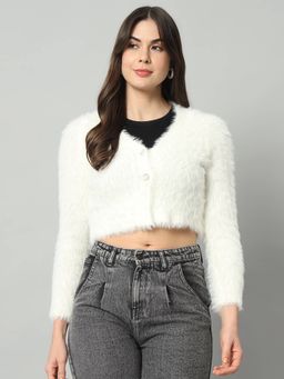 BROOWL - Womens Furr Cardigan
