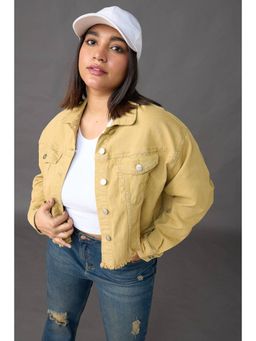 FREAKINS - Curve Dessert Raw Hem Jacket