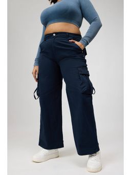 FREAKINS - Curve Deep Blue Cargo Pants