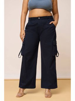 FREAKINS - Curve Deep Blue Cargo Pants