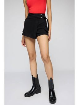 FREAKINS - Pitch Black Denim Skort