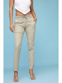 FREAKINS - Womens Ecru Summer Trousers