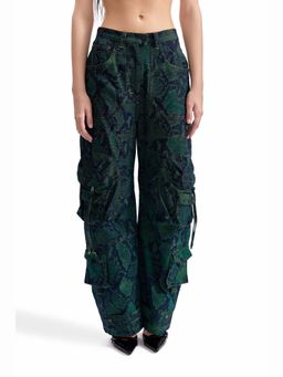 CILVR - Serpent Denim Green Cargo