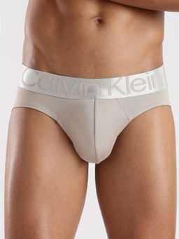 Calvin Klein - Men Beige Solid Low Rise Brief