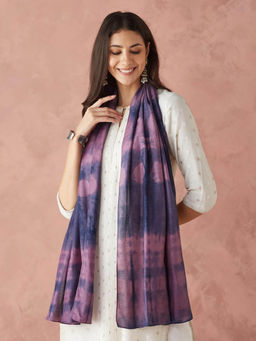 Fabindia - Purple Modal Tie & Dye Stole