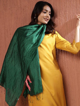 Fabindia - Green Silk Stole