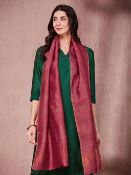 Fabindia - Women Red Silk Stole