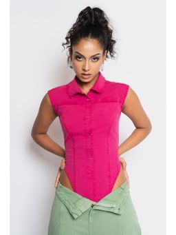 FREAKINS - Hot Pink Bodysuit