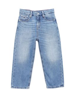 Tommy Hilfiger - Boys Blue Light-Wash Loose Fit Jeans