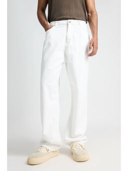 FREAKINS - Timeless White Straight Fit Men's Jeans