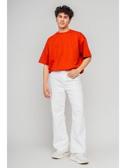 FREAKINS - White Bootcut Men's Jeans