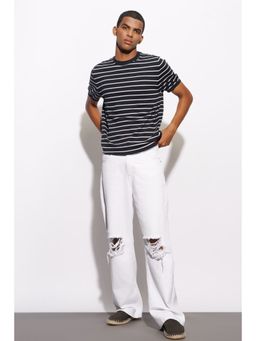 FREAKINS - Men's Wide Leg With Distress