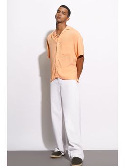 FREAKINS - Classic Men's White Wide Jeans