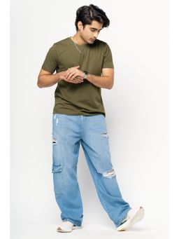 FREAKINS - Straight Distressed Men's Jeans