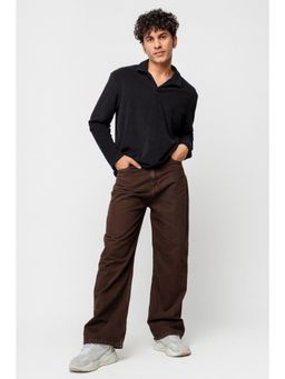 FREAKINS - Dark Brown Straight Men's Jeans