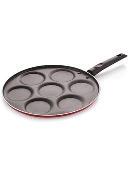Nirlon - Non Stick Aluminium 7 Cavity Uttapam with Handle