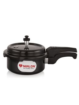 Nirlon - Hard Anodised Aluminium Induction Outer Lid Pressure Cooker, 2 Liters
