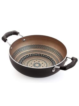 Nirlon - Mandala Aluminum Non Stick Deep Deep Kadhai