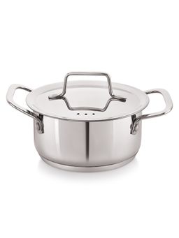 Nirlon - Deluxe Stainless Steel Impact Bonded Triply Induction Straight Casserole