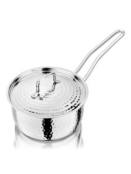 Nirlon - Triply Stainless Steel Induction Sauce Pan with Steel Lid