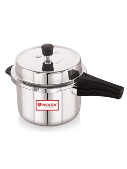 Nirlon - Induction Outer Lid Triply Stainless Steel Pressure Cooker