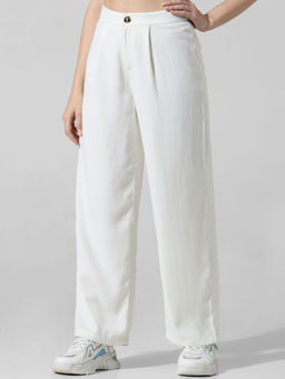 ONLY - White Wide Leg Pant
