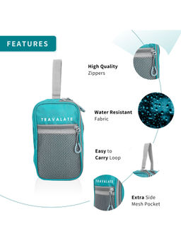 TRAVALATE - Solid 11 Cms Cosmetic Pouch