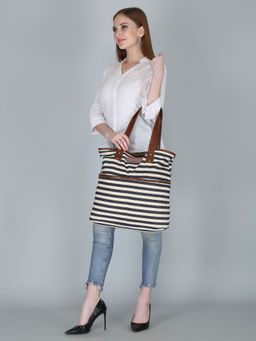 TRAVALATE - Canvas Tote Bag (M)