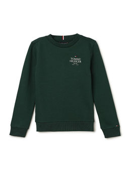 Tommy Hilfiger - LB Th Logo Puff Embr Reg Sweatshirt - Green