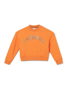 Tommy Hilfiger - LG Tommy Dot Foil Cn Sweatshirt - Orange