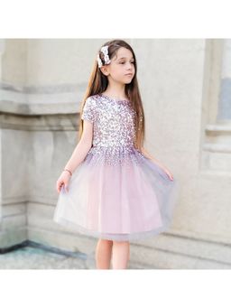 CHERRY CRUMBLE BY NITT HYMAN - Grey Falling Star Dress